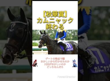 【秋華賞2025】1番人気カムニャックが発汗と入れ込みでレース前で終わる　#競馬
