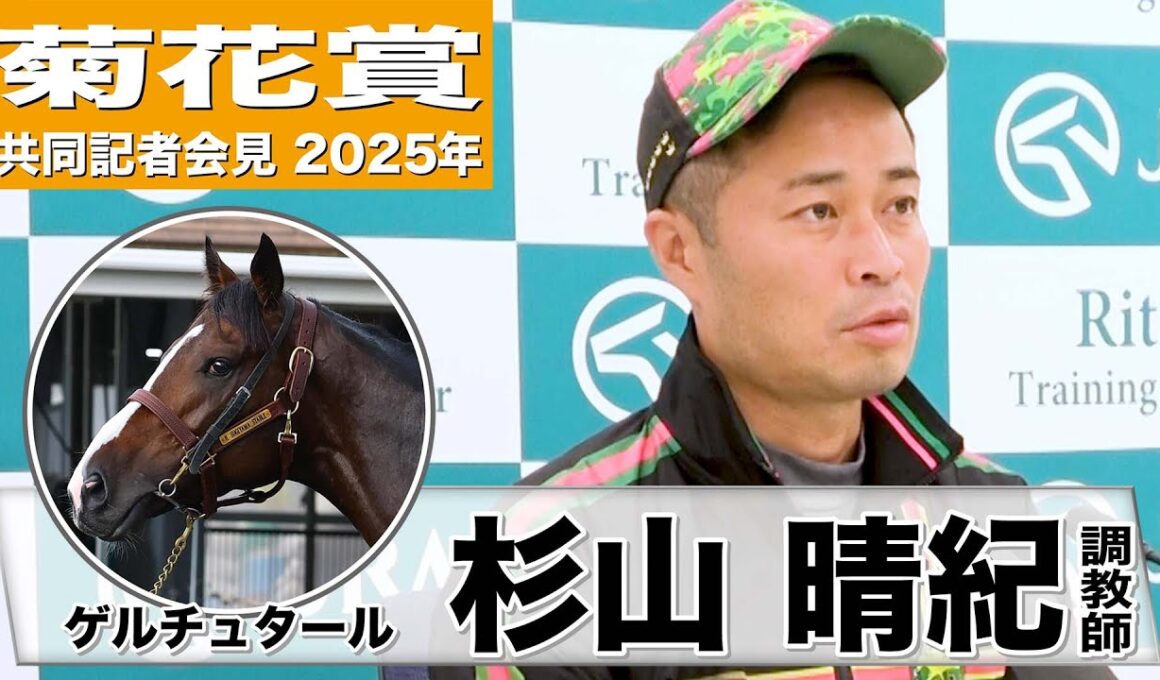 【菊花賞2025】ゲルチュタール・杉山晴紀調教師「今回の方が負荷をかけられた」「期待値の高い思いを持ってレースに臨むことができる」《JRA共同会見》