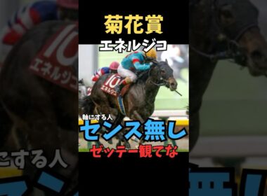 【菊花賞2025】軸にする人センス無し/エネルジコ#菊花賞#エネルジコ#競馬 #競馬予想 #競馬予想tv #中央競馬予想 #ウマろぐ#義英真 #ウマキング#shorts