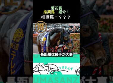 【菊花賞】上位人気は割れそうな2025年菊花賞！その中で狙いたいイチオシの馬とは！？#競馬 #競馬予想