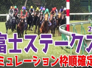 【富士ステークス2025】シミュレーション枠順確定版 昨年のマイルCSの覇者でドバイターフも勝ったソウルラッシュは4枠6番！安田記念でGI・3勝目を挙げたジャンタルマンタルは8枠14番！【競馬予想】