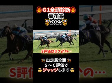 【全頭診断】菊花賞2025#競馬 #競馬予想 #中央競馬予想 #中央競馬 #万馬券#全頭診断 #g1