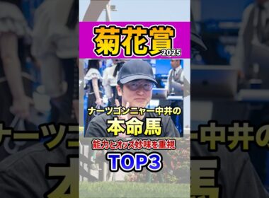 ナーツゴンニャー中井の本命馬 #ウマキんグ #菊花賞 #shorts