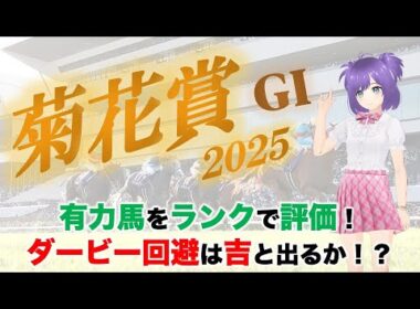 【有力馬評価2025】菊花賞で馬券妙味のある馬を探せ！
