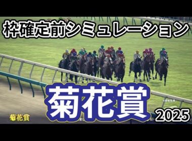 【菊花賞2025】【修正Ver.】枠確定前シミュレーション 牡馬三冠最終戦！武豊の逃げにより波乱はあるのか？現時点でのデータを元にシミュレーション予想！ #3800