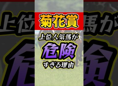 能力以上に人気する危険な上位馬 #競馬 #菊花賞 #shorts