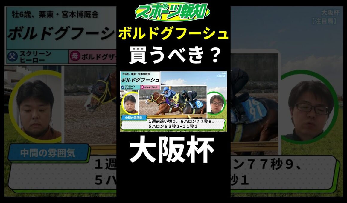 【大阪杯2025】ボルドグフーシュは買うべき？コース適性など競馬記者が徹底解説