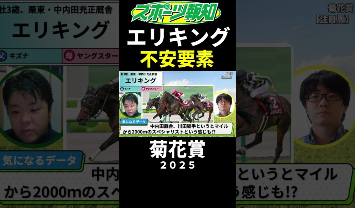 【菊花賞2025】エリキングの不安要素は？取捨ポイント２つを競馬記者が解説