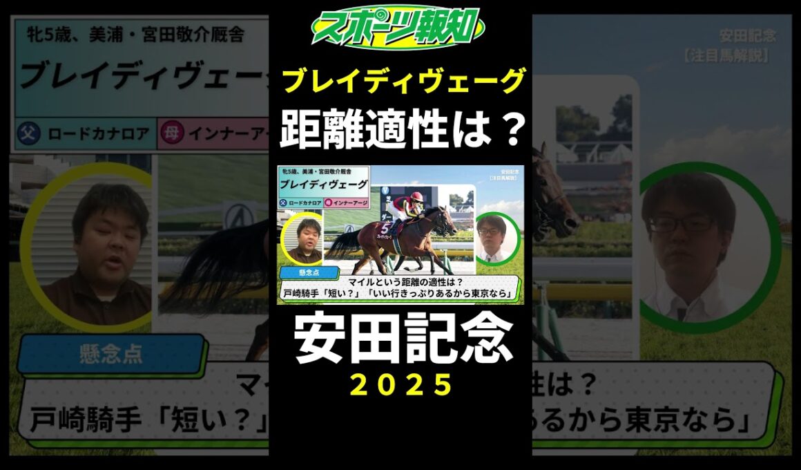 【安田記念2025】ブレイディヴェーグの距離適性は？東京コースとの相性、戸崎騎手の話など解説