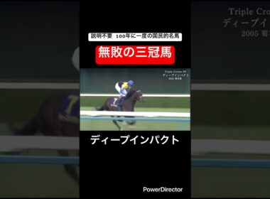 ディープインパクト 菊花賞　#三冠馬  #競馬 #菊花賞　#競馬予想 #ジャパンカップ #天皇賞秋 #有馬記念