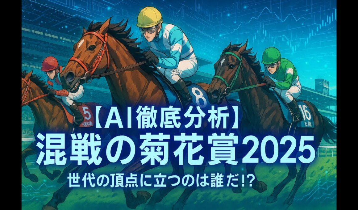 【AI普通競馬予想】2025年菊花賞！皐月賞・ダービー馬不在の大混戦をデータで制す！