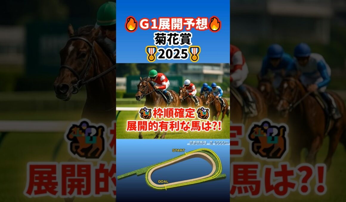 【展開予想】菊花賞2025#競馬 #競馬予想 #中央競馬予想 #中央競馬 #万馬券#展開予想  #g1