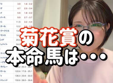 競馬予想【菊花賞GⅠ🐎 2025.10.26】こういう馬を狙ってこそギャンブルだろうが・・・！