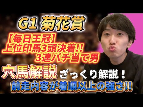 【G1 菊花賞】3連当てたいなら抑えろ🔥1発ある穴馬を紹介！！！【菊花賞穴馬解説】