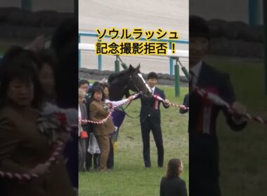 荒ぶるソウルラッシュ、吹っ飛ばす！マイルチャンピオンシップ口取り。#horse #競馬 #ウマ娘