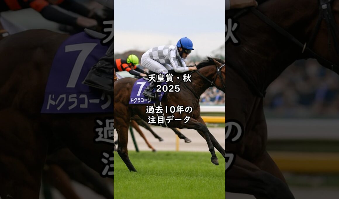 天皇賞・秋2025 過去10年の注目データ 人気薄でも激走？注目血統を大公開！