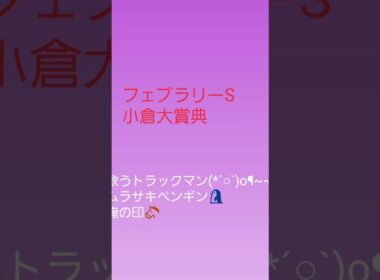 フェブラリーS、小倉大賞典、サウジC徹底予想#競馬 #予想 #フェブラリーs #サウジc #小倉大賞典 #ムラサキペンギン#sports #shorts