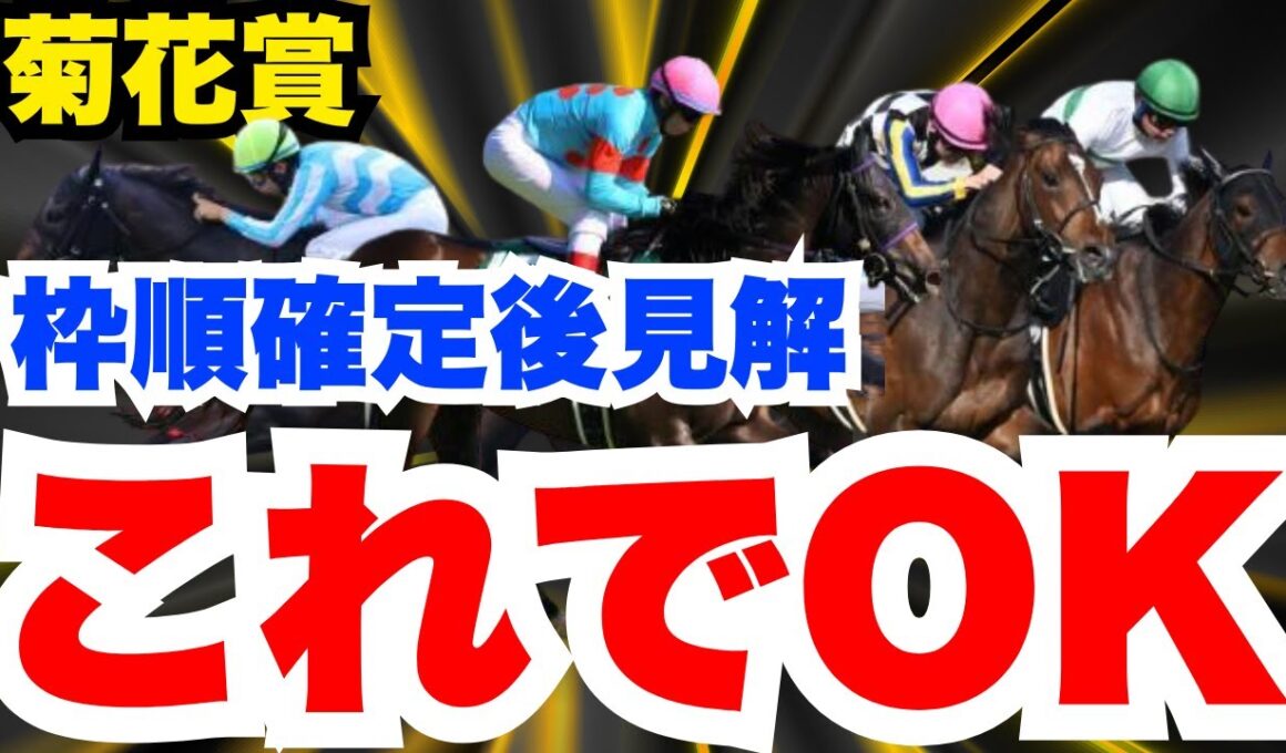 【菊花賞】鉄板！この動画に出てくる馬以外は来ません！