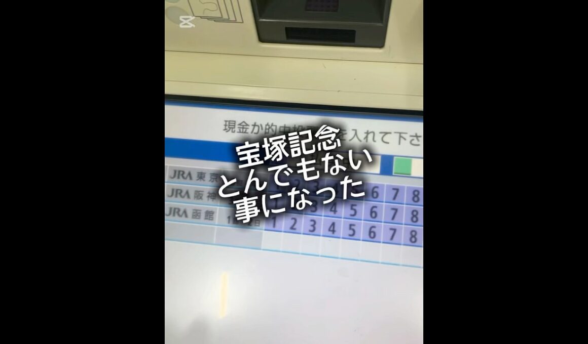 宝塚記念外したショックで脳細胞○にました　#競馬　#宝塚記念 #宝塚記念2025 #払い戻し　#中央競馬  #武豊