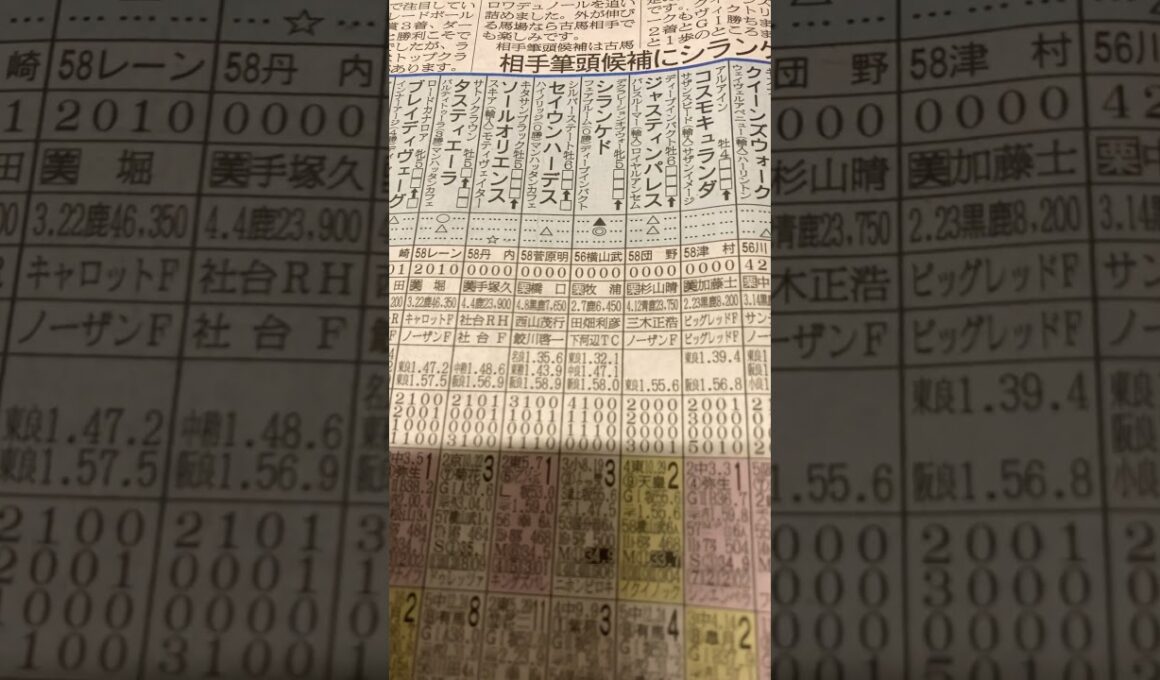 競馬予想🏇天皇賞・秋　◎ロード、○マスカレ、タバル　　#中央競馬予想