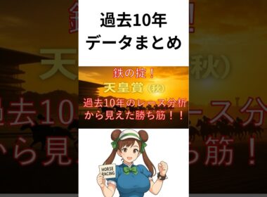 【2025天皇賞秋】過去10年データで見る天皇賞！レース実績から見えた勝ち筋！#競馬予想 #競馬 #天皇賞#G1#東京競馬場#馬券予想#天皇賞秋2025 #競馬好きと繋がりたい#馬券予想