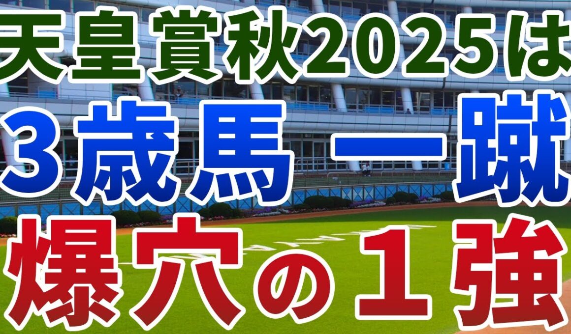 天皇賞秋2025【絶対軸1頭】公開！メイショウタバルのペースを徹底検証！３歳勢をまとめて負かす大穴の１強は？