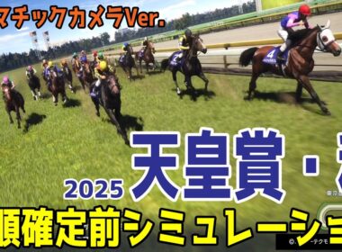 【天皇賞秋2025・予想】枠順確定前シミュレーション【ドラマチックカメラVer.】優勝馬に歴史的名馬がズラリと並ぶ中距離王決定戦！展開・血統・コース適正様々なファクターで攻略するシミュレーション