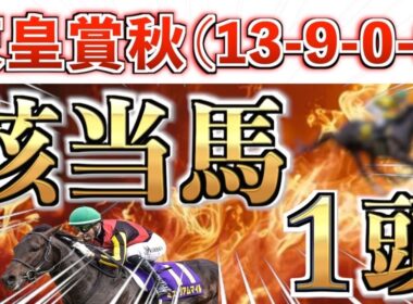 【天皇賞秋2025 予想】全条件パーフェクト◉想定7番人気の大穴＋鉄板馬を狙い撃つ！