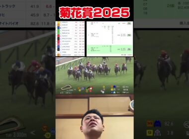 菊花賞2025エキサイトバイオエリキング本線で大的中なるか？ #競馬 #菊花賞#馬券生活