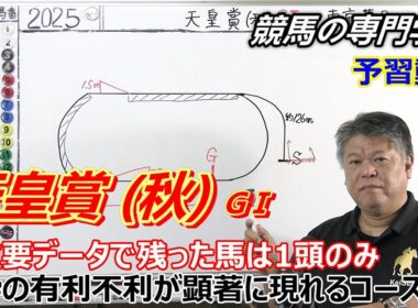 【天皇賞秋2025】予習動画 ロードデルレイ出走回避で今年は１４頭 それでも枠順の有利不利は存在する  【競馬の初心者の方にもわかりやすく解説】