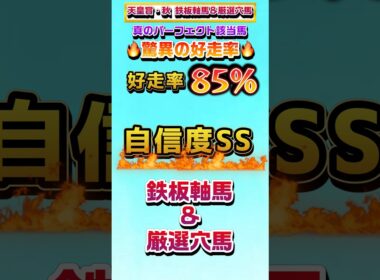 【天皇賞秋2025 鉄板軸馬&厳選穴馬】#天皇賞秋 #天皇賞秋2025 #ファンタジーs #ファンタジーステークス #競馬 #競馬予想 #リアル競馬 #shorts #おすすめ #オススメ