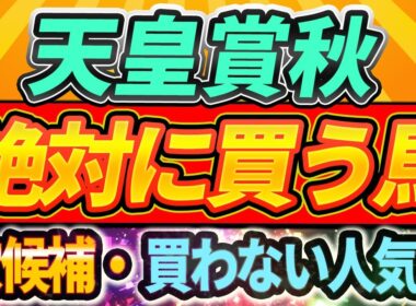 【天皇賞秋2025】波乱あり？あの人気薄に高評価・今年の3歳馬のアレがどうなるか・・・【1週前全頭見解】