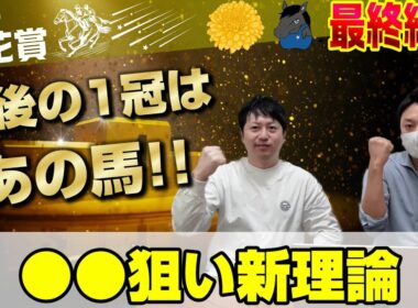 【菊花賞2025・最終結論】距離も馬場も未知数だけど相手まで狙えちゃう理論🙎‍♂️