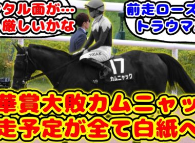 【競馬】秋華賞大敗のカムニャック 今後の出走予定をすべて変更して放牧発表が話題に！！【競馬反応集】