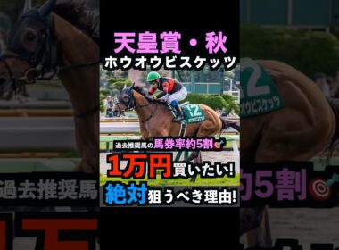 【天皇賞秋2025】1万円買いたい！ホウオウビスケッツを絶対に狙うべき理由！#天皇賞秋2025 #天皇賞秋 #ホウオウビスケッツ #競馬予想tv #うまログ #競馬予想 #shorts