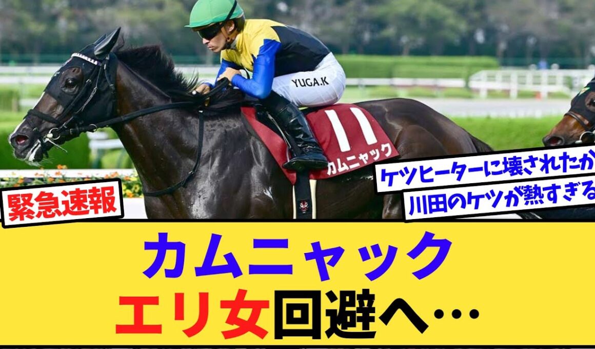 【悲報】カムニャック、まさかのエリザベス女王杯回避へ…