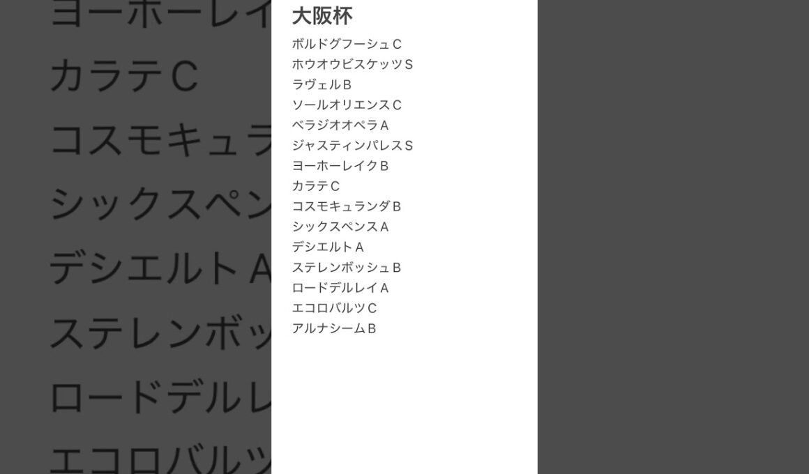 大阪杯調教全頭診断#中央競馬予想 #競馬予想 #競馬 #大阪杯#全頭診断