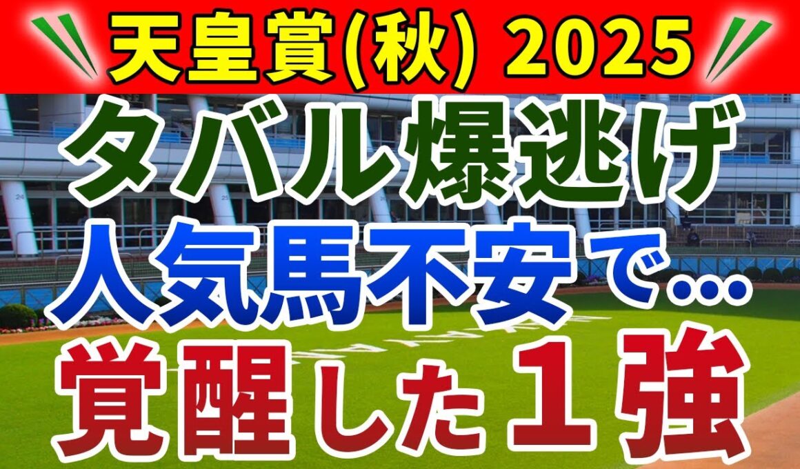 天皇賞秋2025 競馬YouTuber達が選んだ【確信軸】マスカレードボールか？展開が向く差し馬か？