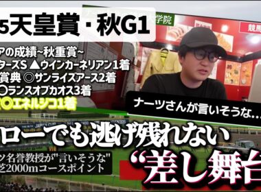 【天皇賞秋2025】ブレイディヴェーグ本命◎！ナーツ式“まぎれの少ない東京2000m”徹底検証(ウマキんグ観察チャンネル)