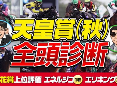 【天皇賞・秋 2025】今年は波乱必至！？上位評価5頭に穴馬が続出！