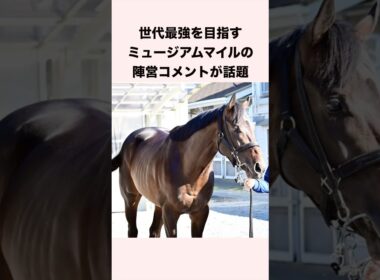【天皇賞秋】ミュージアムマイルの陣営コメントが話題となっている #競馬 #競馬予想 #中央競馬 #天皇賞秋 #shorts