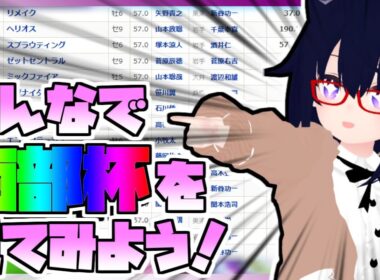 【競馬】ウマ娘から競馬を知った初心者も寄っといで！~みんなで競馬を見てみよう:2025マイルチャンピオンシップ南部杯編~