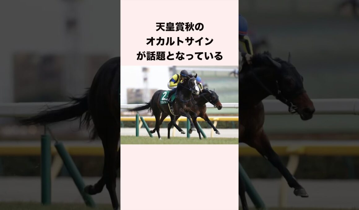 天皇賞秋のオカルト・サイン馬券が話題となっている #競馬 #競馬予想 #ウマ娘 #ザロイヤルファミリー #shorts