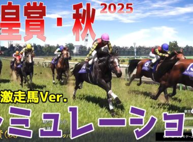【天皇賞秋2025】【特注激走馬Ver.】シミュレーション枠順確定版【ドラマチックカメラ】豪華メンバーの天皇賞で激走を予感させる穴馬はこの馬だ！！好配当をゲットする予想を大公開！！【競馬予想】