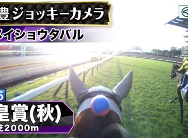 【ジョッキーカメラ】メイショウタバル騎乗の武豊騎手ジョッキーカメラ映像｜2025年天皇賞（秋）｜JRA公式