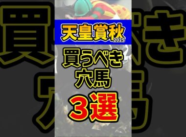 勝ち切る能力がある穴馬 #競馬 #天皇賞秋 #shorts