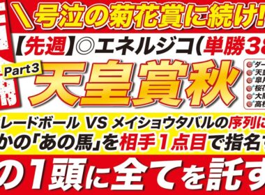 🎯30秒でわかる結論→【天皇賞秋2025予想】マスカレードボール VS メイショウタバルに決着！まさかの相手１点目とは？！この本命に全て託す！