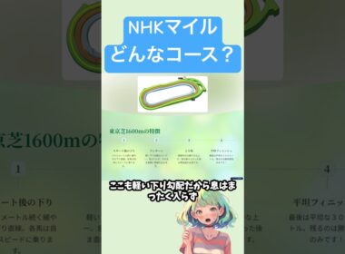 NHKマイルコース分析📈 #nhkマイルカップ #競馬 #競馬予想