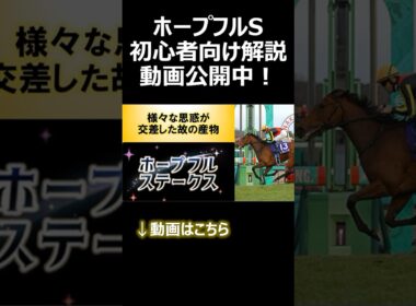 ホープフルステークス【2024年度版】解説動画告知 #JRA #競馬