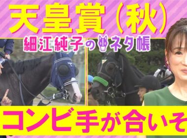「圧勝してもおかしくないと思ってたけど…」マスカレードボール、ミュージアムマイル、タスティエーラ・・・天皇賞(秋)ＧⅠを元ジョッキーの細江純子さんが徹底解説！＜細江純子のネタ帳＞